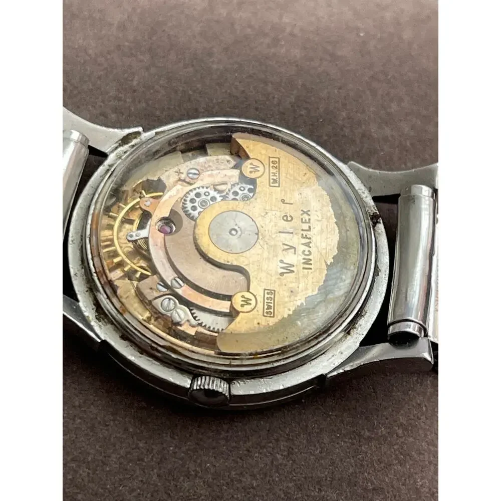 Vintage Wyler Incaflex Automatic Swiss Men’s Wristwatch